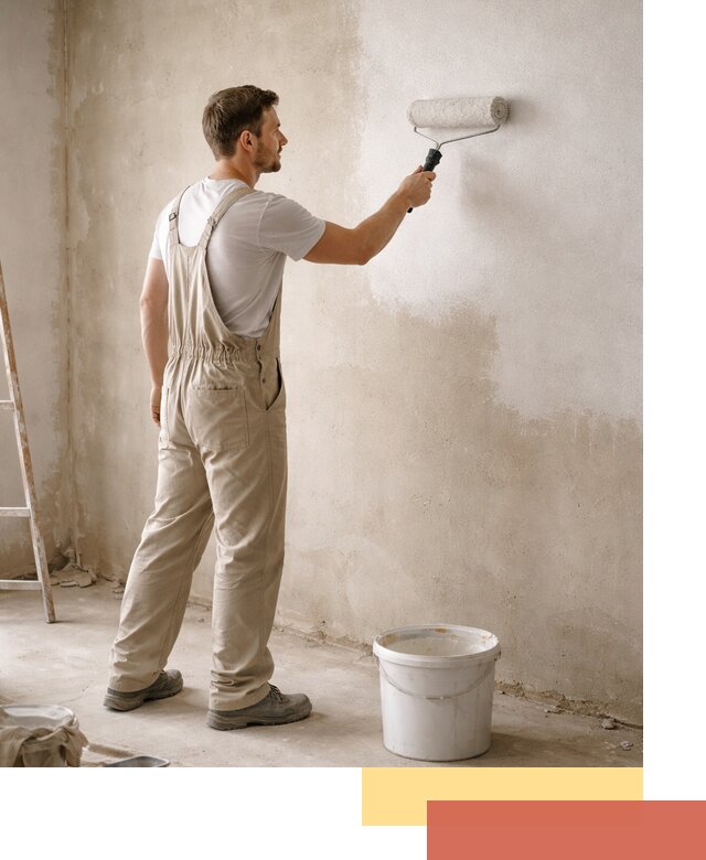 Грунтовка стен под отделку в Альметьевске профессиональным раствором