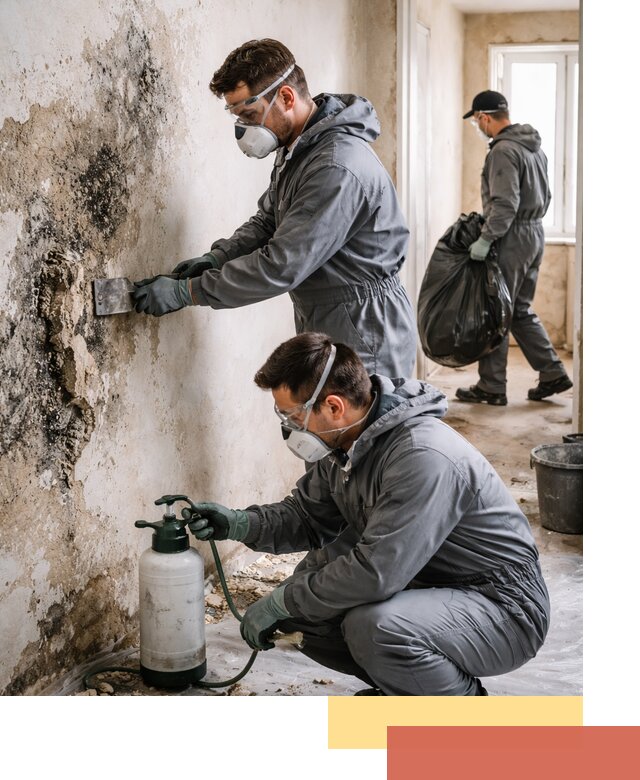 Удаление плесени со стен профессионально в Альметьевске