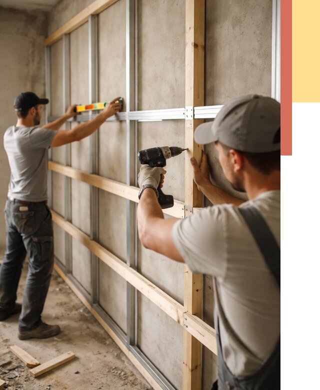 Устройство обрешетки под панели в Альметьевске от 2180 руб. — монтаж под ключ | ОТДЕЛОЧНИК-Льм