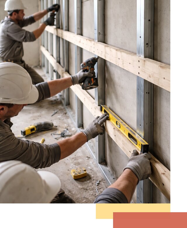 Устройство обрешетки под панели в Альметьевске