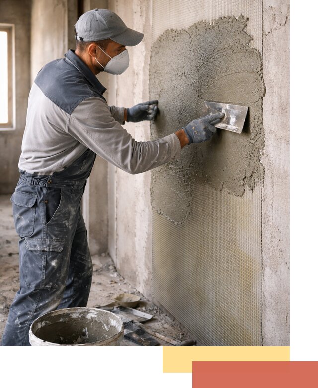 Штукатурка стен по сетке в Альметьевске под ключ качественно и быстро