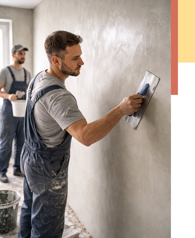 Глянцевание штукатурки стен в Альметьевске от 7785 руб. — услуги и затирка | ОТДЕЛОЧНИК-Льм