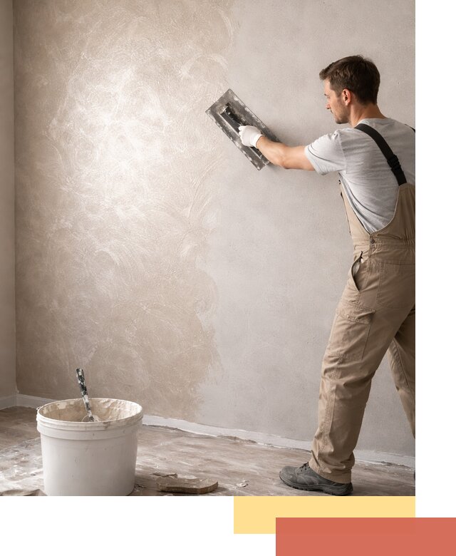 Декоративная штукатурка «Мокрый шелк» под ключ в Альметьевске