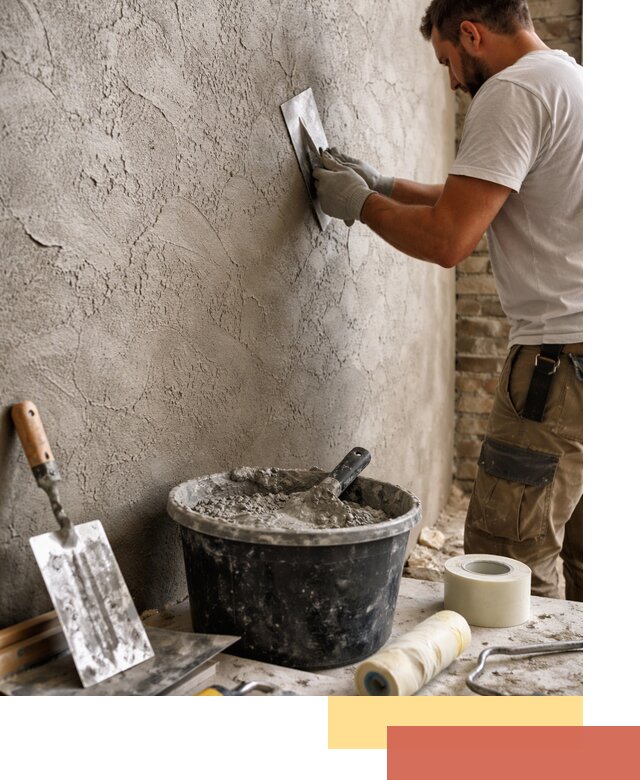 Декоративная штукатурка лофт в Альметьевске — отделка стен и потолков