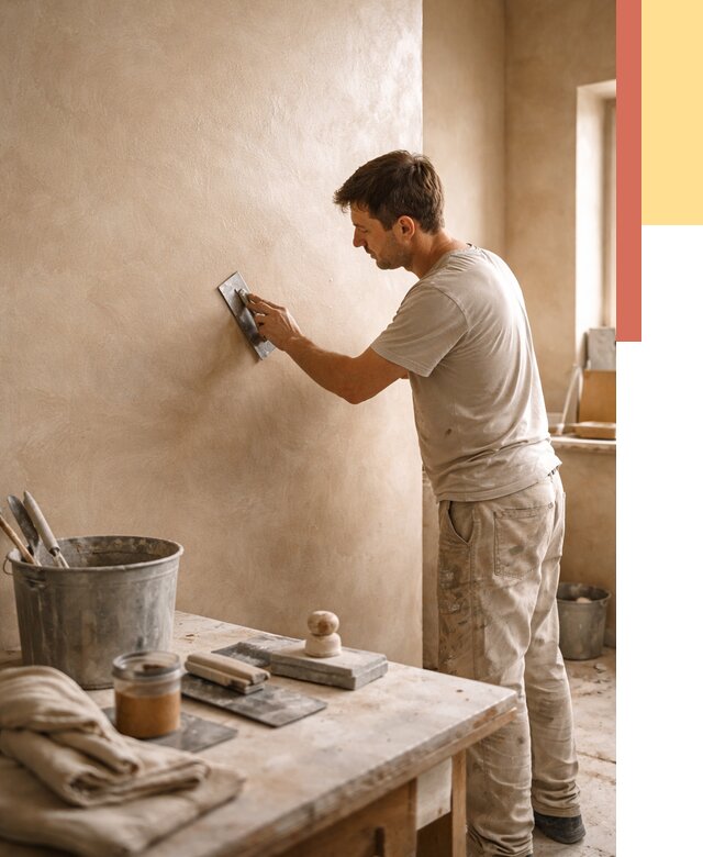 Марокканская штукатурка таделакт в Альметьевске под ключ от 4360 руб. | ОТДЕЛОЧНИК-Льм