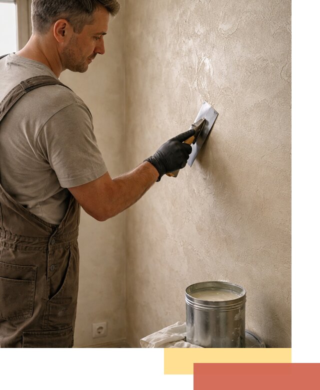 Нанесение воска на штукатурку в Альметьевске для защиты и блеска