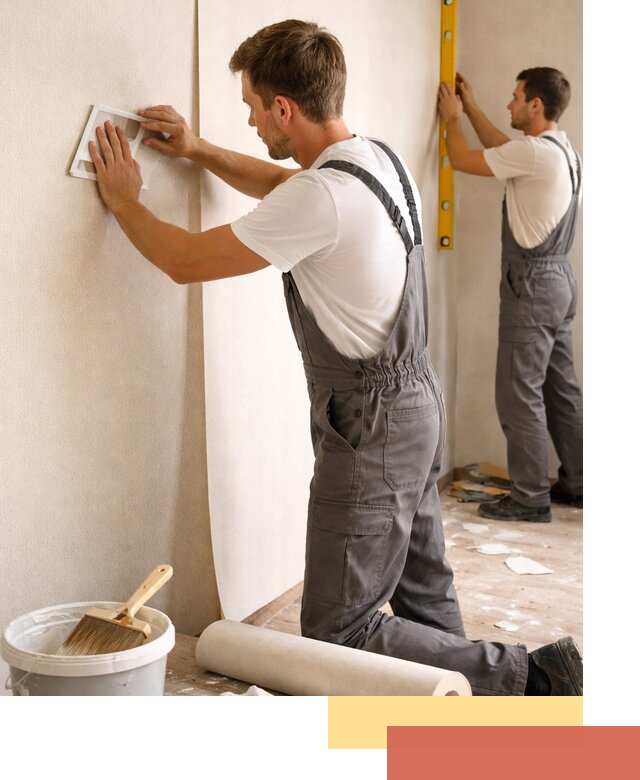 Поклейка бумажных обоев в Альметьевске качественно и недорого