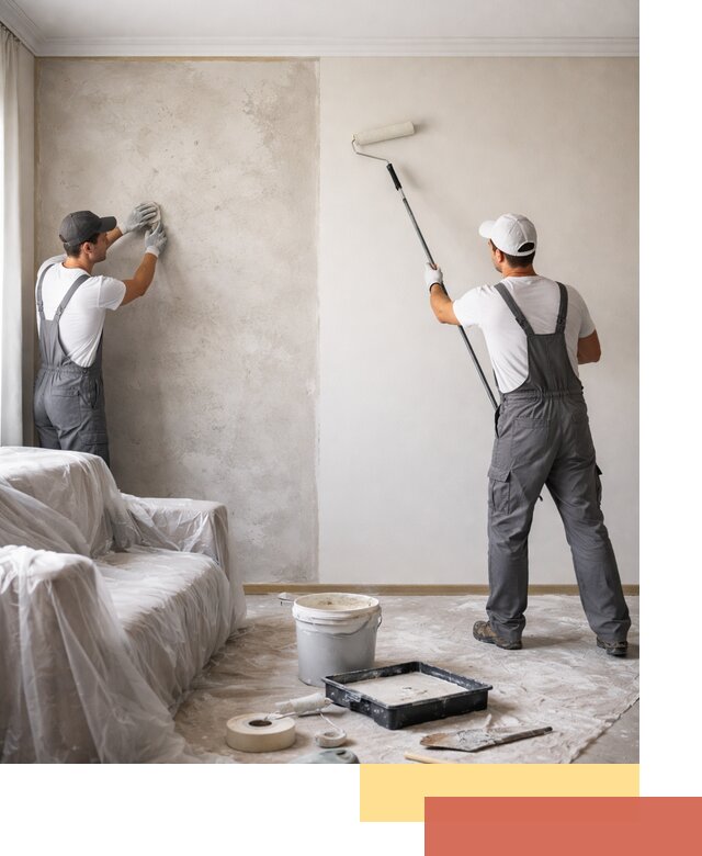 Покраска стен антивандальной краской в Альметьевске