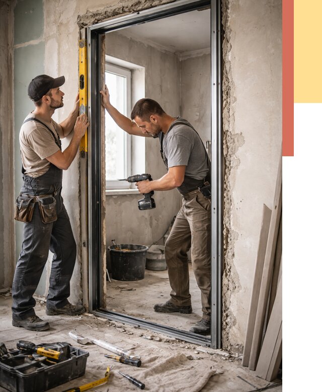 Закладка дверного проема в Альметьевске от 3633 руб. — быстро и недорого | ОТДЕЛОЧНИК-Льм