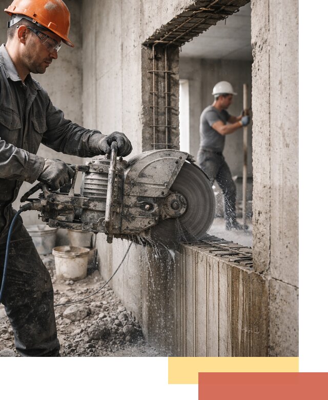 Алмазная резка проемов в Альметьевске быстро и точно