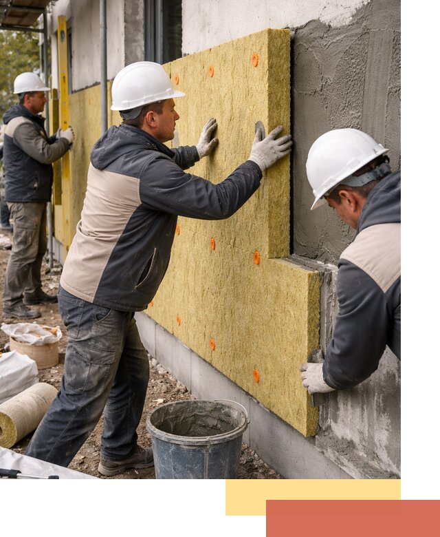 Утепление стен минватой в Альметьевске — тепло и звукоизоляция