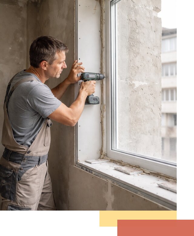 Монтаж гипсокартонных откосов в Альметьевске под ключ