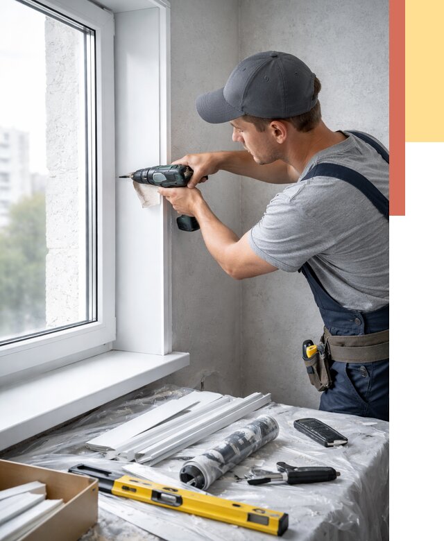 Установка пластиковых откосов в Альметьевске от 2336 руб. | ОТДЕЛОЧНИК-Льм монтаж, быстро и недорого