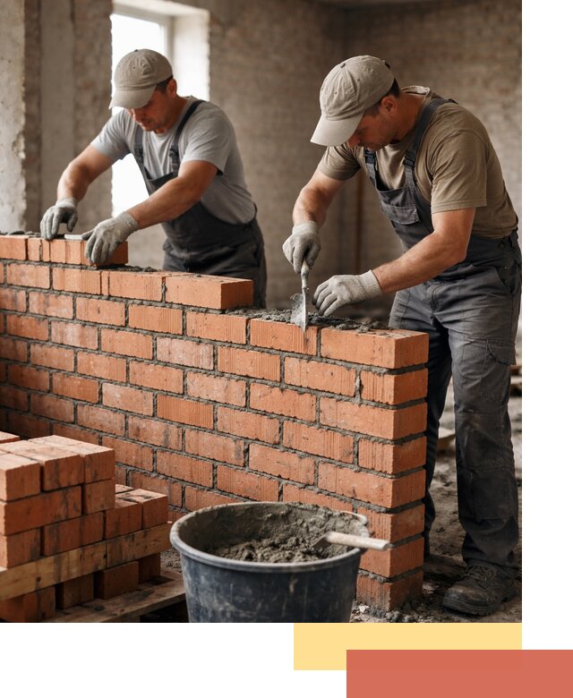 Кладка кирпичных перегородок под ключ в Альметьевске