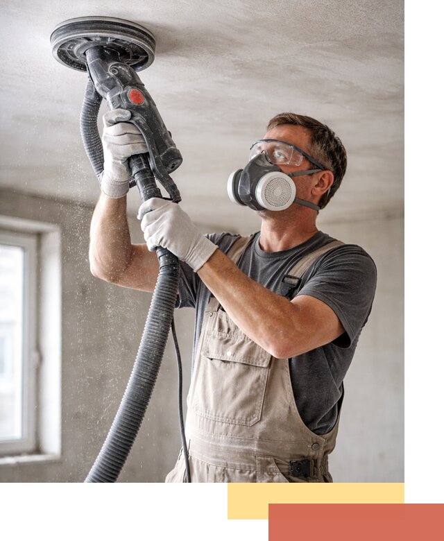 Шлифовка потолка в Альметьевске — качественная подготовка под отделку