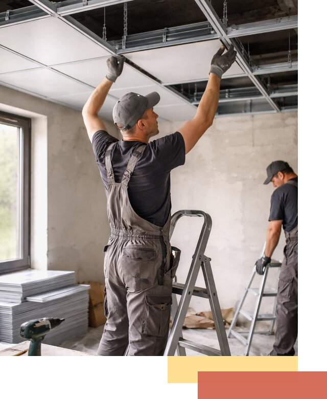 Монтаж кассетного потолка в Альметьевске качественно и быстро