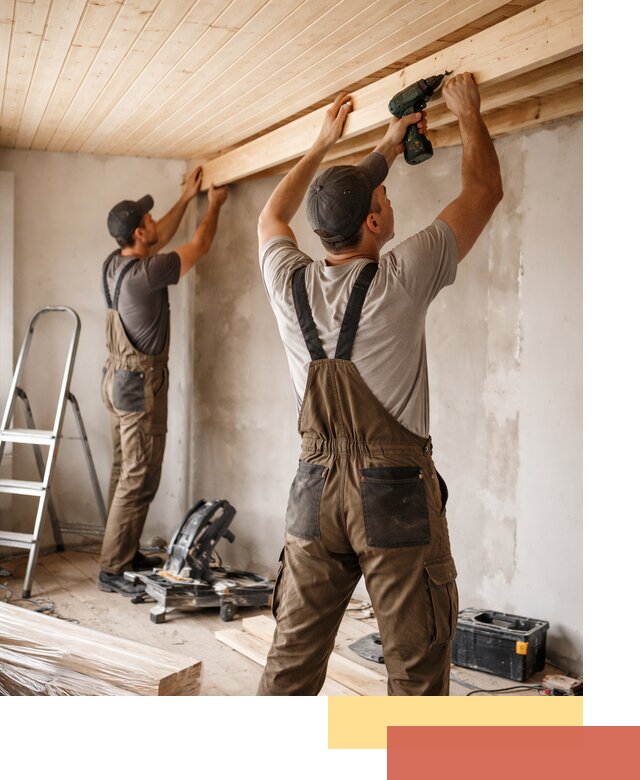 Монтаж потолка из вагонки в Альметьевске профессионально и аккуратно