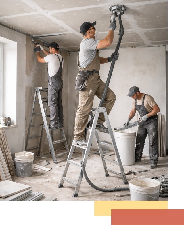 Ремонт потолка из гипсокартона в Альметьевске: быстрый и качественный монтаж