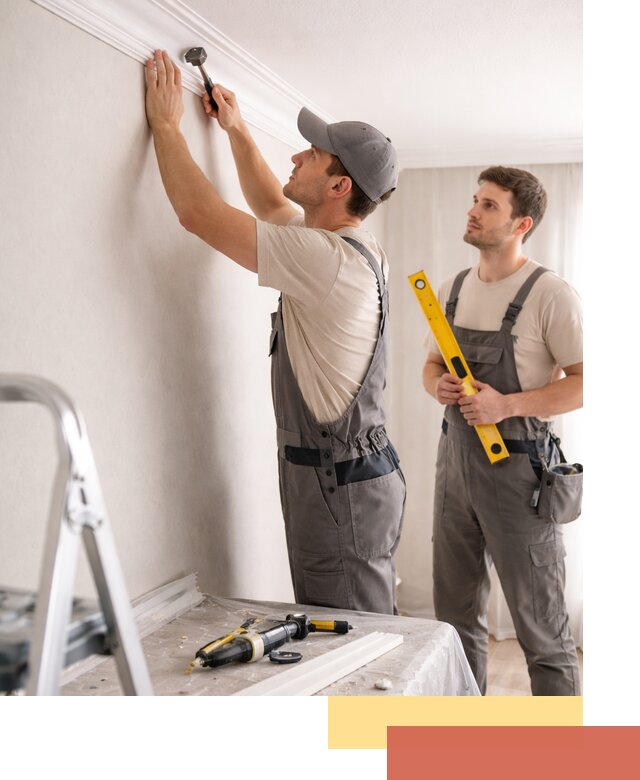 Монтаж потолочного плинтуса в Альметьевске качественно и быстро